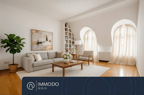 Visualisierung - ? Wohnen am Lützowufer! Helle 3-Zi-DG-Altbau-Whg mit Lift & Rundbögen zwischen KaDeWe & Potsdamer Pl