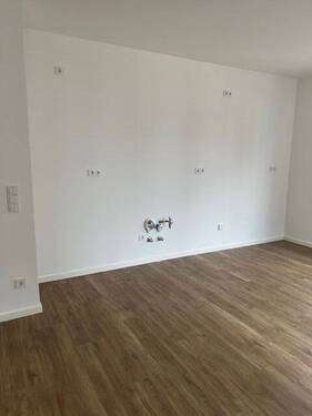 Leere Küche im Ausbau - 