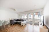 Wohnzimmer - Etagenwohnung mit 57,00 m&sup2; in Ludwigsburg zur Miete
