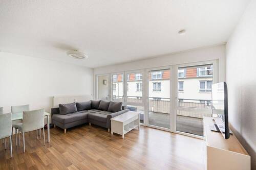 Wohnzimmer - Etagenwohnung mit 57,00 m&sup2; in Ludwigsburg zur Miete