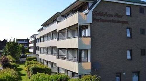 Wohnanlage - Gemütliche 3-Zimmerwohnung im Dachgeschoss mit Balkon in zentraler Lage von Büsum, 57 m², Fahrstuhl