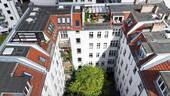 Blick in den begrünten Innenhof - 