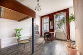 Großes Wohn-/Schlafzimmer - 1 Zimmer Etagenwohnung zum Kaufen in Berlin