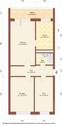 Grundriss - 3 Zimmer Etagenwohnung in Olbersdorf
