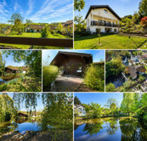 Ein Zuhause zum Ankommen! Wohnkomfort mit Gartenidylle und eigenem Weiher! - Hilgert