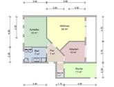 Grundriss - Etagenwohnung mit 80,00 m² in Zwickau zur Miete