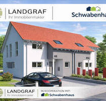 Attraktives Baugrundstück - zwei Doppelhaushälften in Kooperation mit Schwabenhaus realisierbar. - Walddorfhäslach / Haeslach