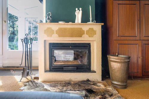 EG - Kamin im Wohnzimmer - 