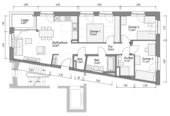Wohnungsgrundriss Neubau - 