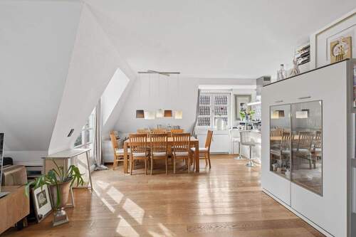 Wohnzimmer - Etagenwohnung mit 105,00 m&sup2; in Hamburg zum Kaufen