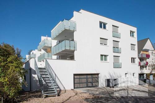 Außenansicht - Moderne 3-Zimmer-Neubauwohnung mit großem Balkon & Tiefgarage in ruhiger Lage