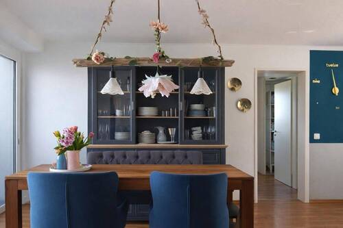 Essbereich - Wunderschöne 4-Zimmer-DG-Wohnung mit 2 Dachterrassen in Karlsfeld vor den Toren Münchens