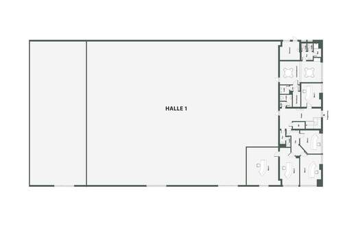 Halle 1 und Büro EG - 