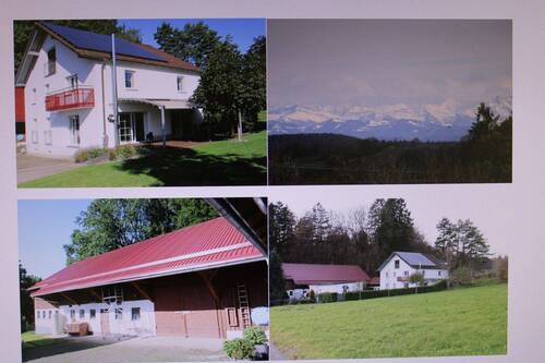 Haus Aussicht Scheune Land - Aussiedlerhof mit top modernem Haus und diversen sanierten Nebengebäuden