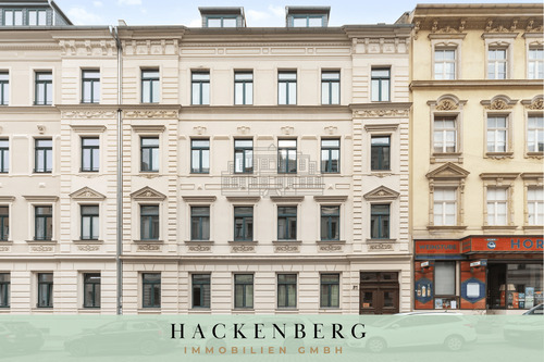 Frontansicht - Helle 1,5-Zimmer-Wohnung in Leipzig-Südvorstadt - sofort verfügbar