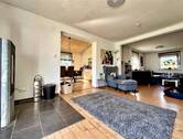 Wohnzimmer mit Kaminofen - 