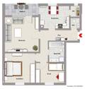 Grundriss - Etagenwohnung mit 83,20 m² in Bayreuth zum Kaufen