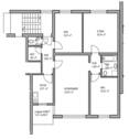 Grundriss 4-Zi-Whg mit Loggia im 1.OG - 