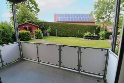 Balkon mit Zugang zum Garten - 4 Zimmer Etagenwohnung zum Kaufen in Schleswig