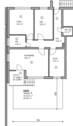 Grundriss 3-Zi-EG-Whg mit Garten, Terrasse, Loggia - 