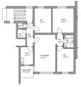 Grundriss 4-Zi-Whg mit Loggia im 1.OG - 