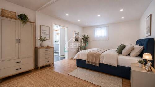 Schlafzimmer EG (Wohnung 1) mit KI - 