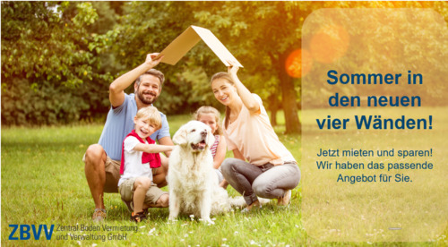 Titelbild Sommer 1 - Urlaubskasse aufgefüllt, den ersten Monat mietfrei, 3 Zimmer in der Waldstraße
