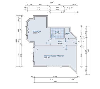 Möbliervorschlag Wohnung - 