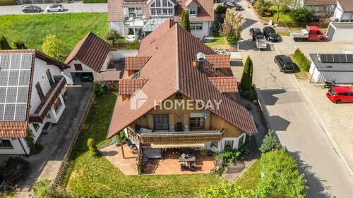 Außenansicht Drohne 8 - 5 Zimmer Einfamilienhaus in Memmingerberg