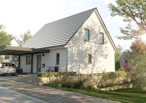 Einfamilienhaus-Flair-125-Eingang-Hang - 4 Zimmer Einfamilienhaus zum Kaufen in Walschleben