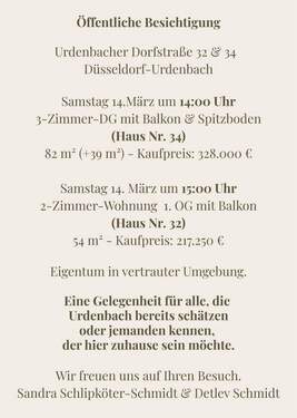 Öffentliche Besichtigung - 