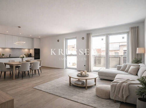 Sowohl mit angrenzender Küche... - 