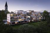 visu westen dämmerung.jpg - Architektur trifft Effizienz – Stilvolle 3-Zimmer-Wohnung eines innovativen Neubauprojekts (EH 40 QNG+)