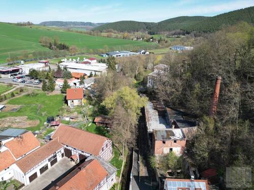 Blick über die ländliche Umgebung von Ammelstädt - 