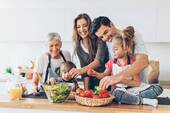 Familienzeit in der Küche - 7 Zimmer Mehrfamilienhaus, Wohnhaus zum Kaufen in Kalteneber