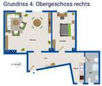 Grundriss WE 10 im 4. OG re. - 