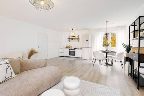 Offener Wohn- und Essbereich_1 - 2 Zimmer Etagenwohnung in München