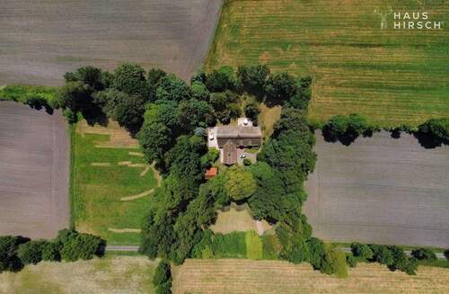 Landhaus Vogelperspektive - Ein Zuhause der Extraklasse mit Privatsphäre und Prestige - Landhaus mit Privatpark