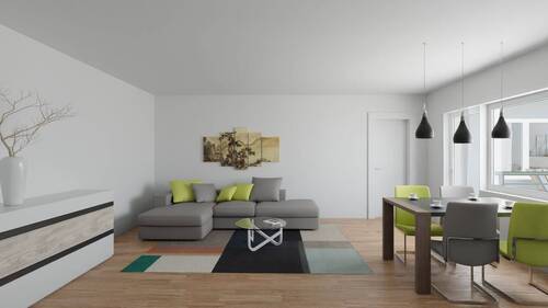 Das visualisierte Wohnzimmer - 