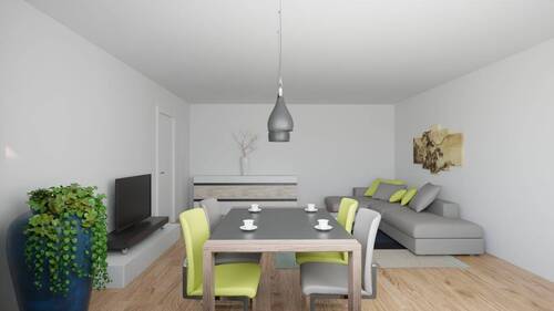 Das visualisierte Wohzimmer - 