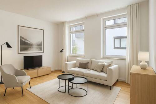 Wohn- Esszimmer - Exklusive 3 Zimmer Wohnung in zentrale Lage von Bad Homburg