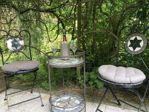 Schattige Laube, Terrasse - 