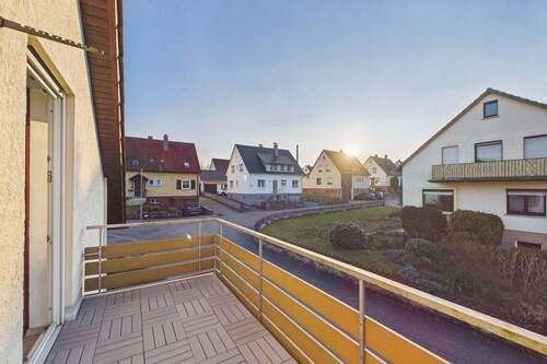 Balkon mit Abendsonne - 