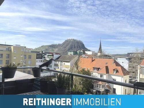 Aussicht Balkon - Schöne 2 Zimmer-Mietwohnung in Singen-City