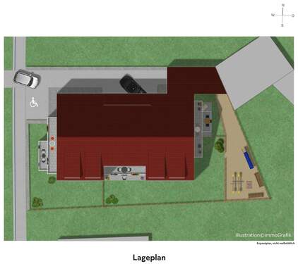 Lageplan - 3 Zimmer Etagenwohnung in Bad Reichenhall
