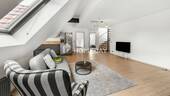 3. OG Wohnzimmer 2 - 2 Zimmer Etagenwohnung in Backnang