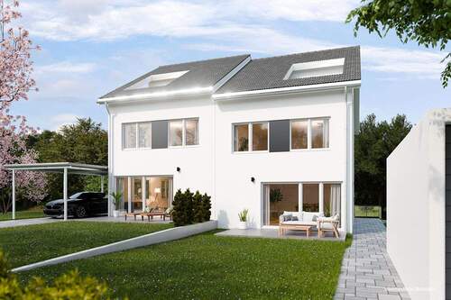 Ansicht - Doppelhaushälfte mit 189,00 m&sup2; in Backnang zum Kaufen