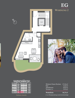 2-Zimmer Wohnungen - 