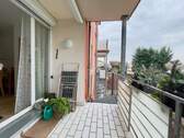 Balkon mit Abgang zum Gartenanteil - 