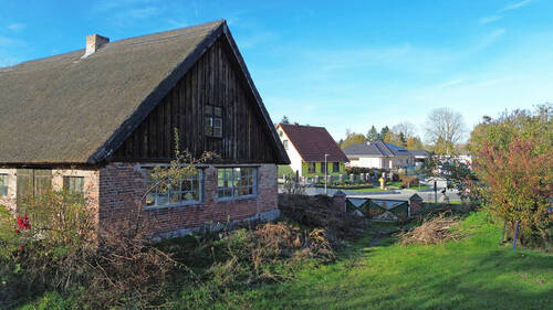 Blick auf das Atelier - Doppelhaushälfte zum Kaufen in Katschow